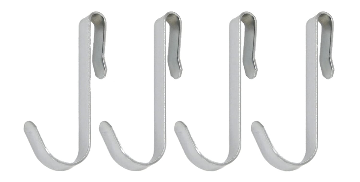 Basic Series BFC Hooks, Chrome (Pack of 4)