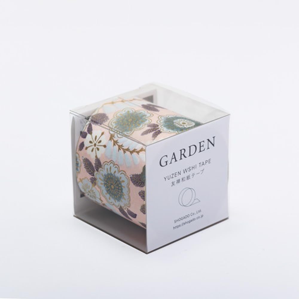 尚雅堂 Shogado Washi Tape, Yuzen Washi Tape, Wide GARDEN5 29535