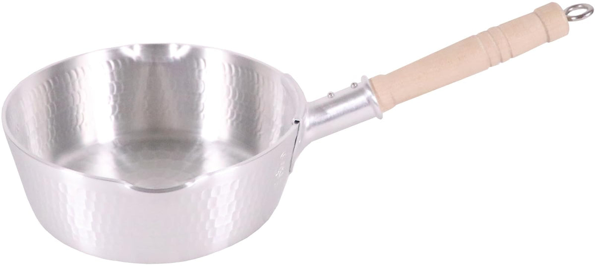 Aluminum, Flat Bottom, Shallow Type, Snow Flat Pot (with Graduation), 7.1 inches (18 cm)