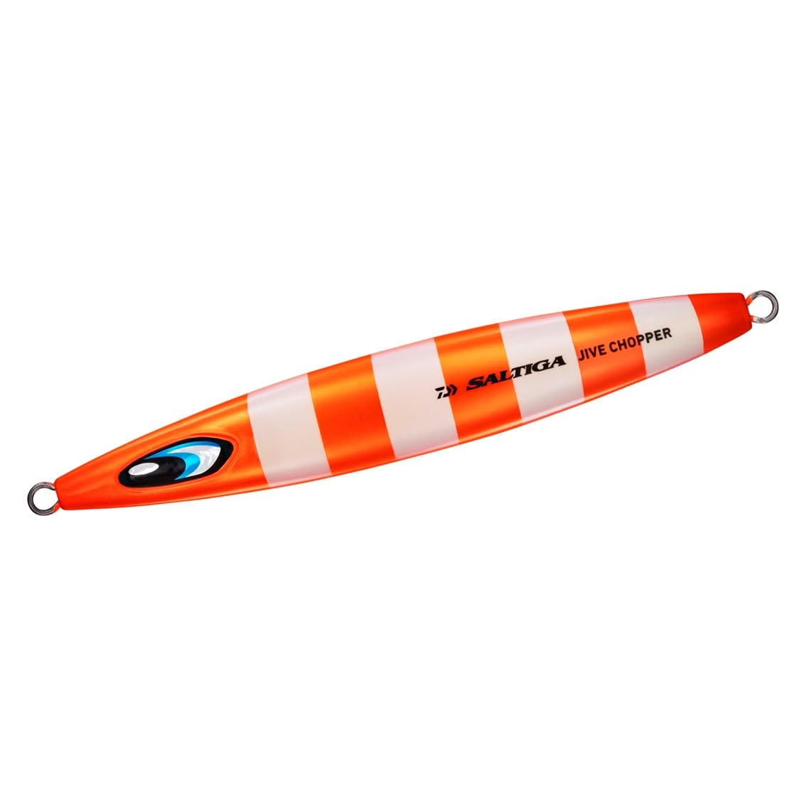 Daiwa Saltiga Jive Chopper for Slow Jigs, 8.8 oz (250 g), Orange Zebra Glow