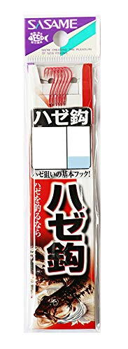 SASAME AA900 Goby Hook, Red, with Thread No. 4