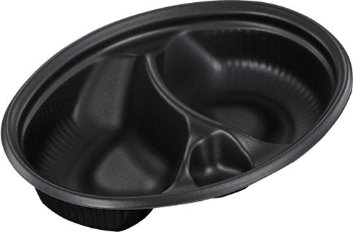 Center Chemical Disposable Containers SD Bistro M24 – 18 仕切 BK Wear 50 Piece
