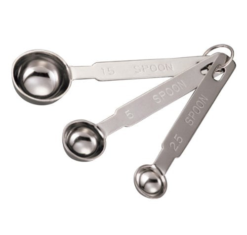 18-8 Thick Measuring Spoons, Set of 3
