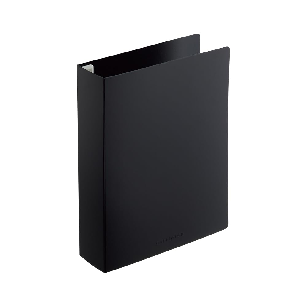 Lihit Lab Ring Note Storage File A5 Black N1860-24