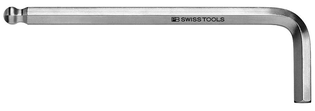 PB Swiss Tools 7/32" Ball Point Hex Key L-wrench, chrome-plated