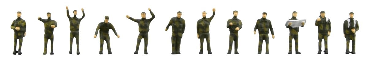 TOMYTEC Scene Collection The Human 111-2 Self-Defense Force People 2 Diorama Supplies