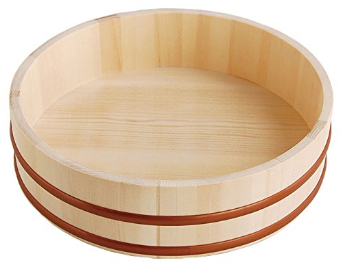 ヤマコー(Yamaco) Yamako Natural Wood Sushi Rice Stand, Φ10.6 inches (27 cm) (2.5 cm)