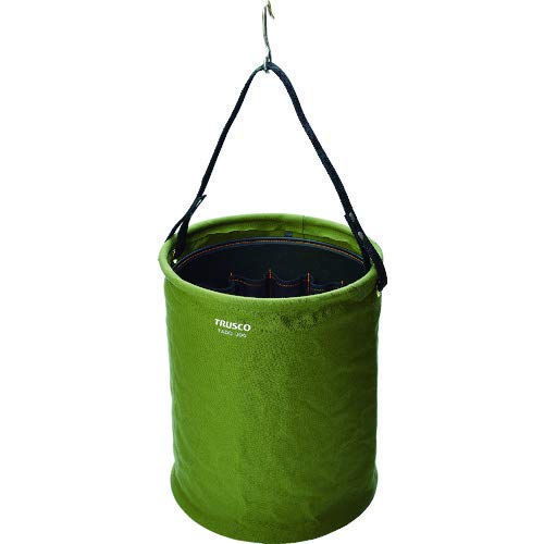 TRUSCO TADB-300-OD Electrical Bucket with Attachment, Φ11.8 x 13.8 inches (300 x 350 mm), OD Color