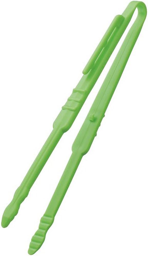 Tanabe Hardware 1634 Snack Tongs, Lime Green