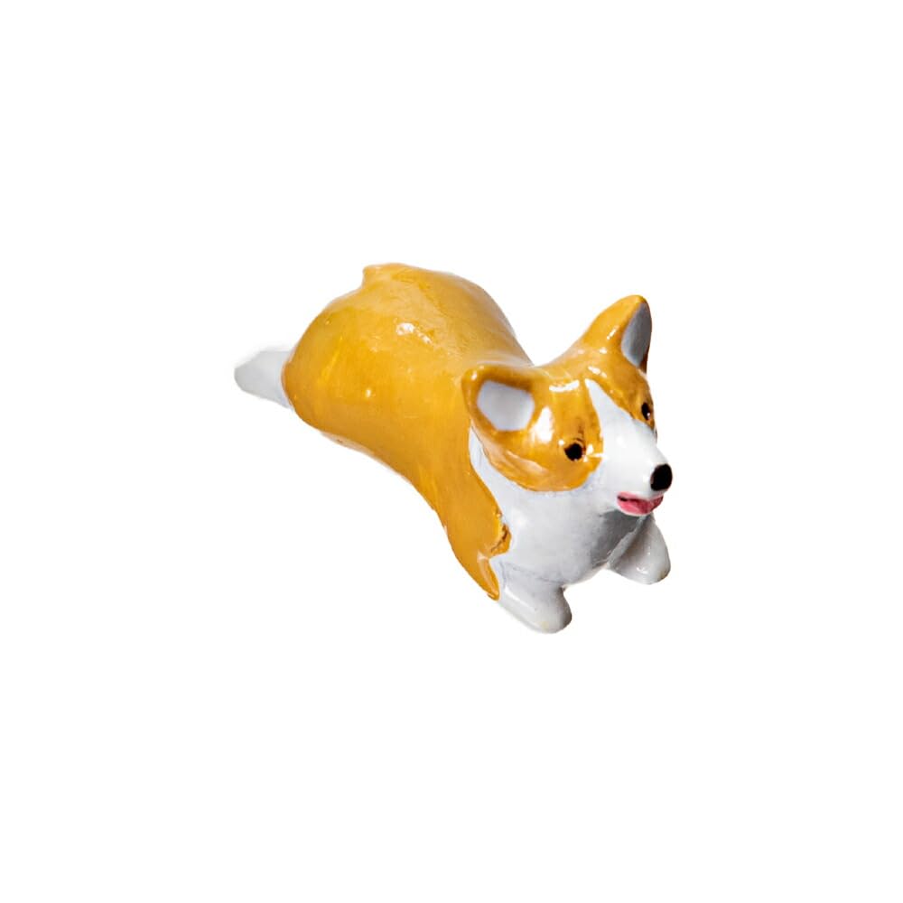 Maruwa Boeki Naughty Mini Mascot Corgi Size: Approx. W0.5 inches (1.36 cm), D3 H1.73 inches (1103969-03 cm)