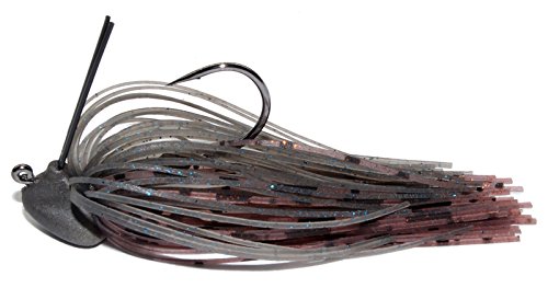 HIDEUP Worm Slide Fall Jig #005 Smoke Gill Lure