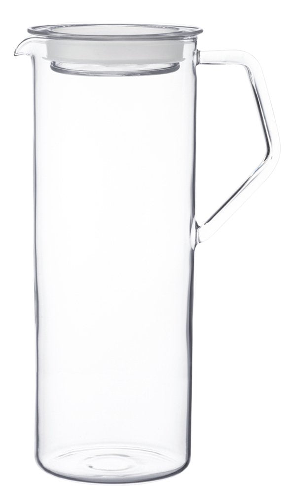 KINTO CAST 21677 Water Jug, 3.2 gal (1.2 L), Heat Resistant Glass, Microwave and Dishwasher Safe, Gift