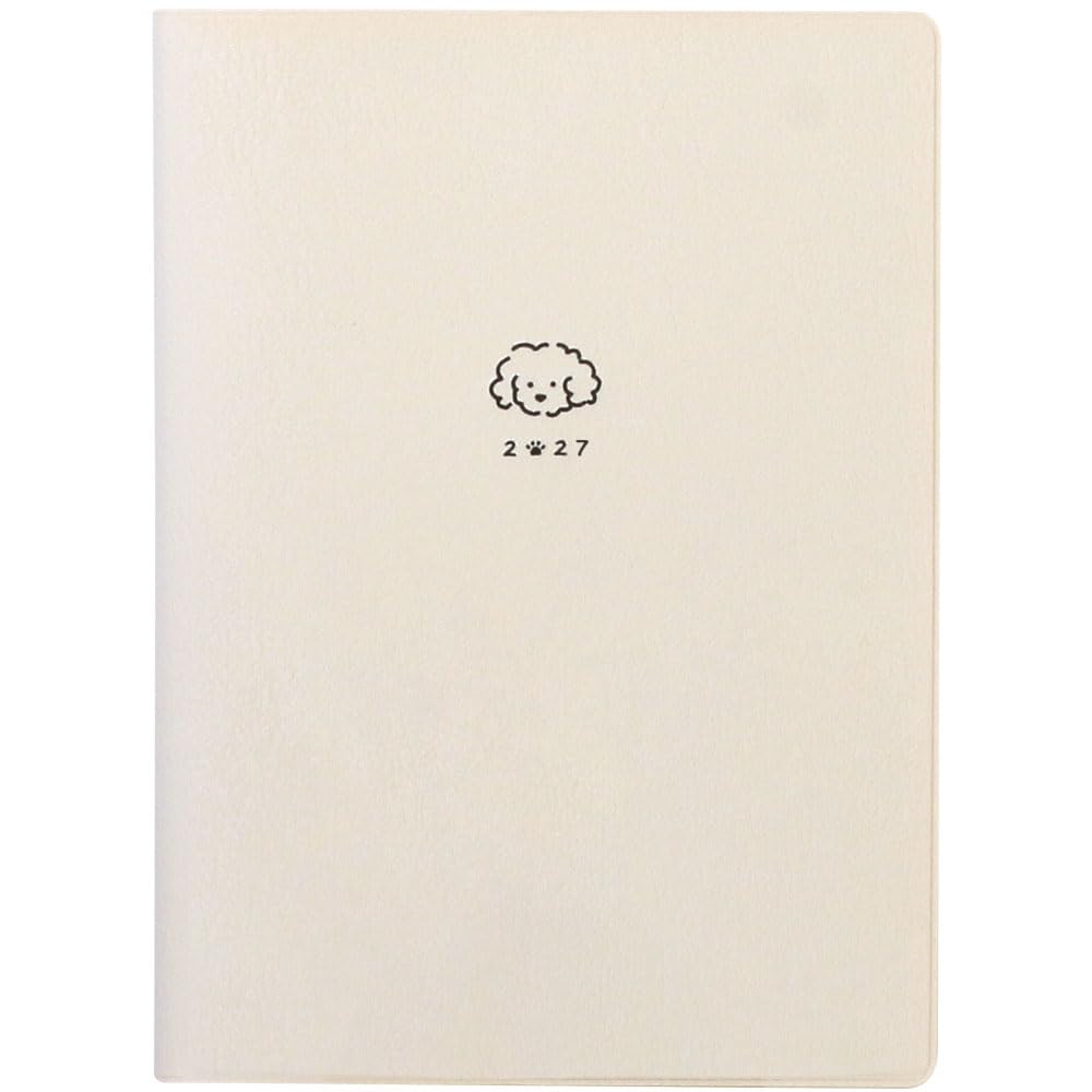 Lab Clip 2701GMW-WH Monthly Planner, Starts from January 2027, B6, White