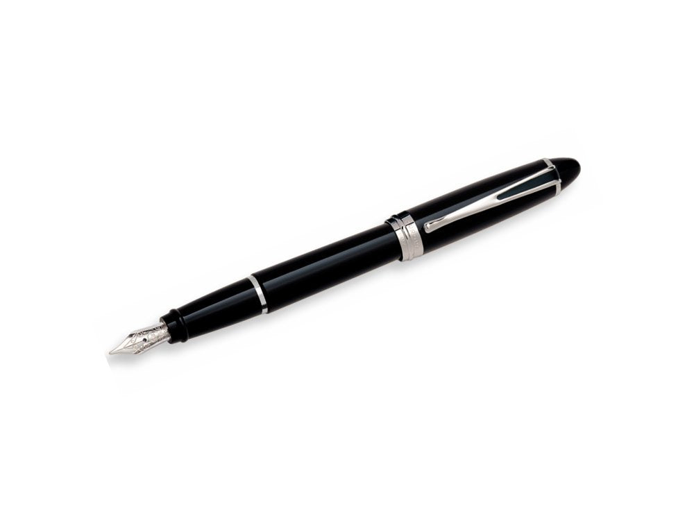 Aurora Ipsilon Fountain Deluxe Black With Chrome Medium