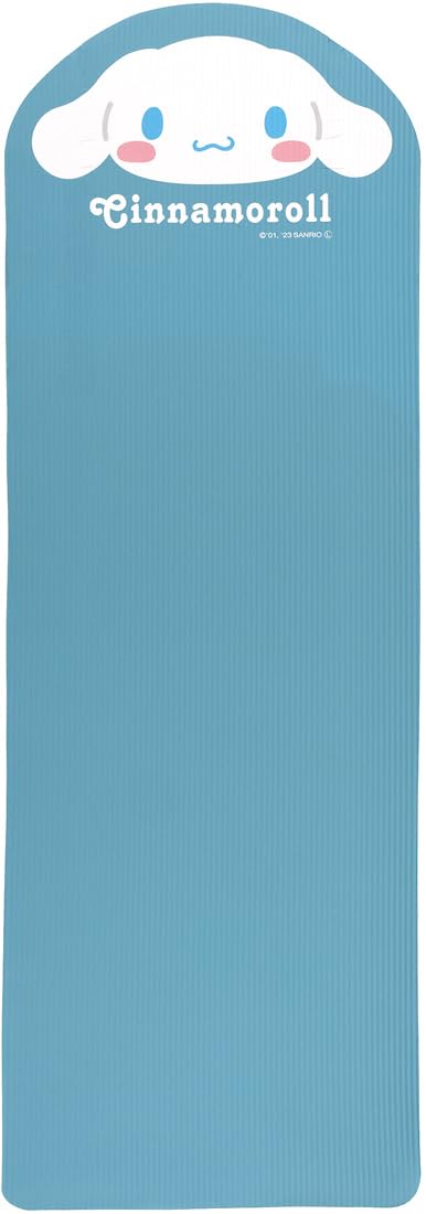 Skater YMT1 Training Mat, Yoga Mat, Exercise, Stretch, Massage, Includes Belt, 23.6 x 70.9 x 0.3 inches (600 x 1800 x 8 mm), Sanrio Cinnamoroll