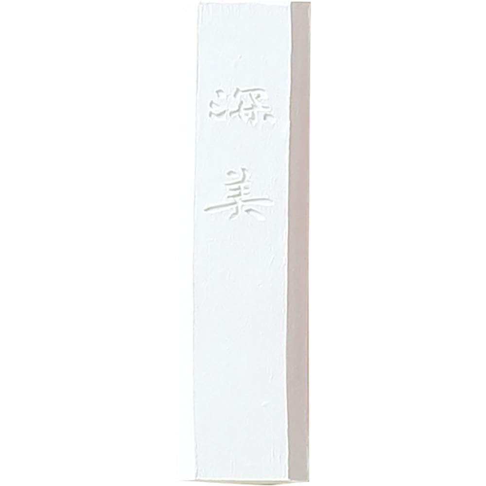 Kuretake SAIBOKU SHIMBI Sumi Ink Stick, Shiro White, Japanese Traditional Calligraphy and Painting, Professional Quality, for Lettering, Drawing, Signature AP-Certified, Made in Japan