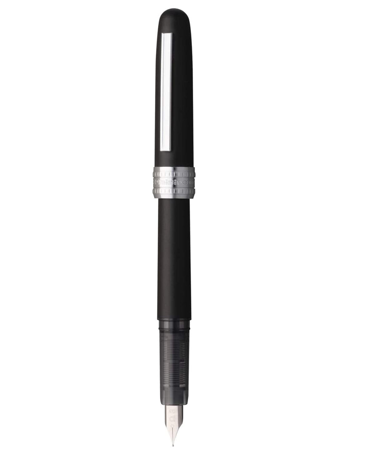 Platinum Fountain Pen Plaisir Black Mist Fine Point PGB-1500#1-F With Kanji LOVE Sticker, 5.6 x 0.59 in