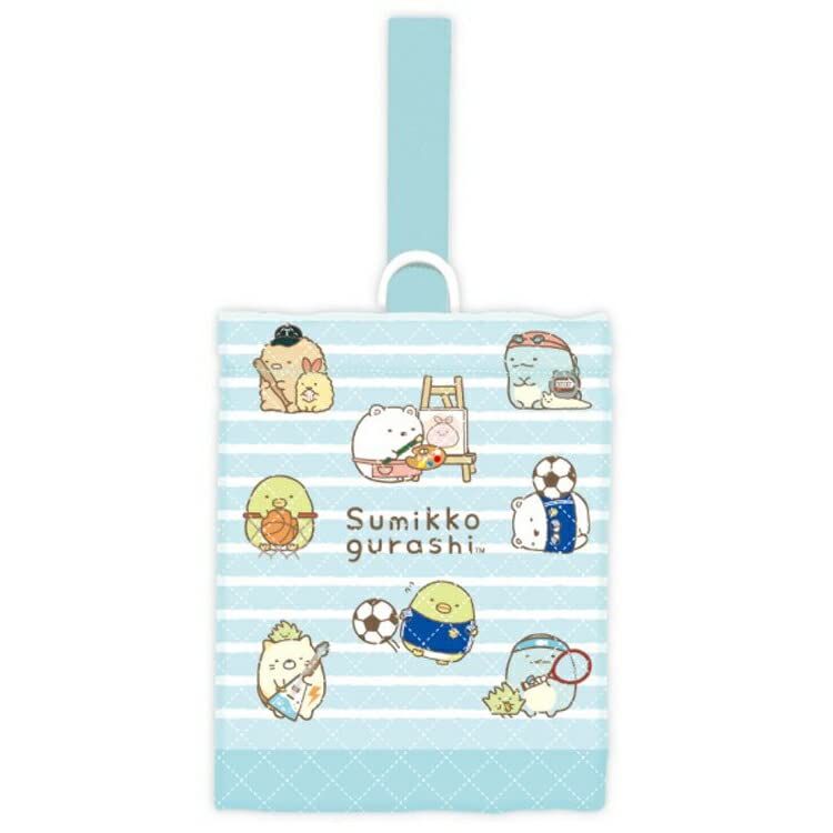 K Company CKS5-SG-MT Sumikko Gurashi Multi-Case with Handle, Mint, 10.6 x 7.9 inches (270 x 200 mm)