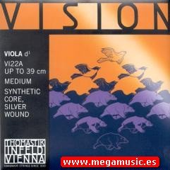 CUERDA VIOLA - Thomastik (Vision/VI22A) (Sintetica/Entorchado Plata) 2ª Medium Viola 4/4