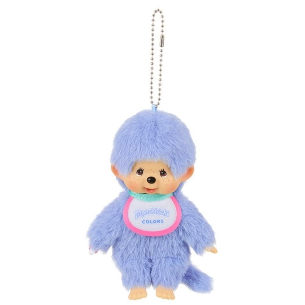 Monchitch COLORS Keychain, Blue, 10 pieces
