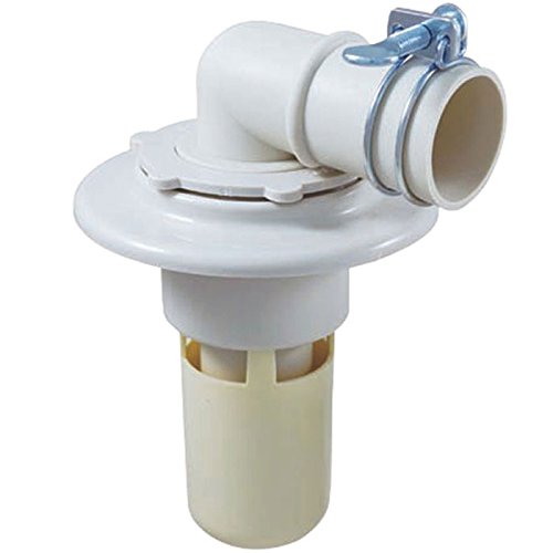 Miyako MB44R VU50 Washing Machine Drain Trap, Locking Type, White Gray