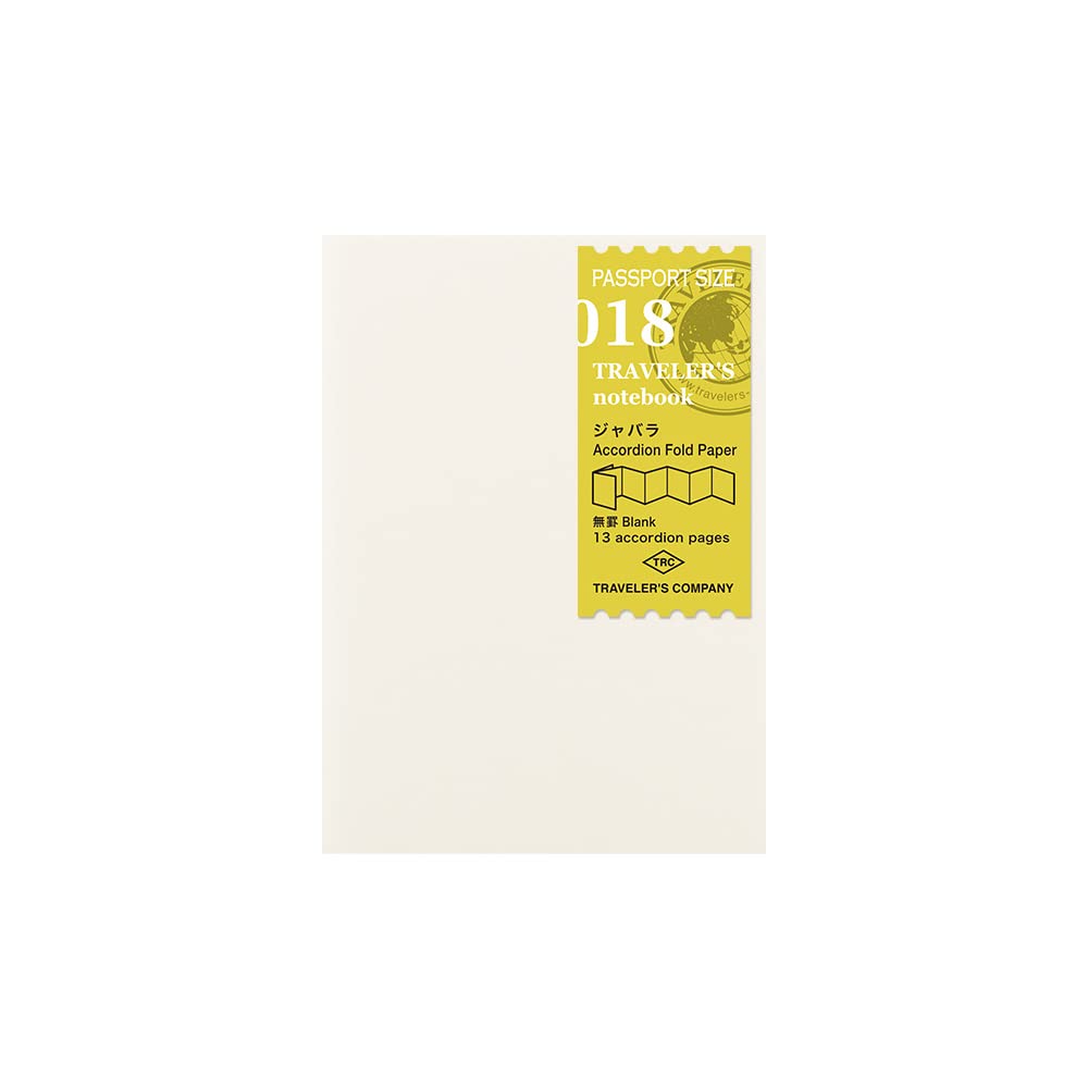 DESIGNPHIL 14471006 Traveler's Notebook, Refill, Passport Size
