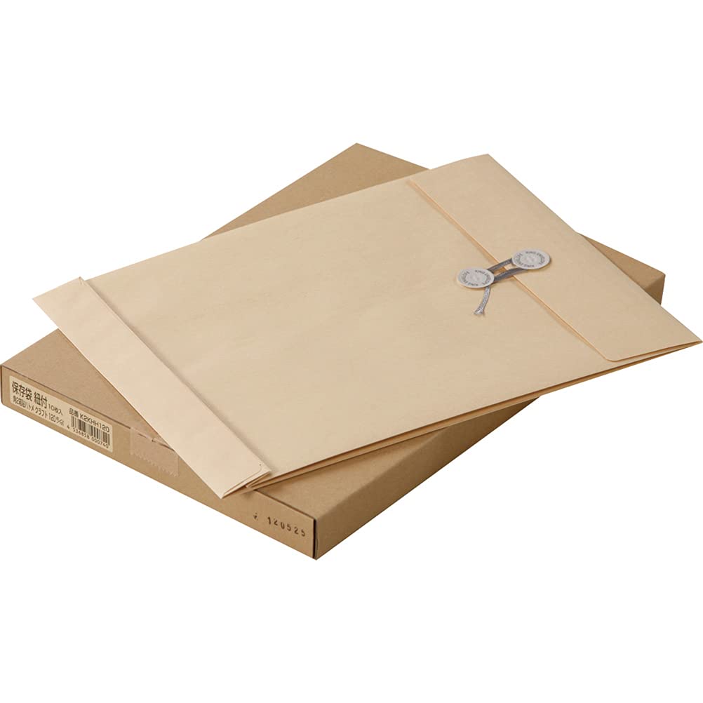 King Corporation K2KHH120 Storage Envelopes, Rectangular No. 2, With Strings, 10 Sheets