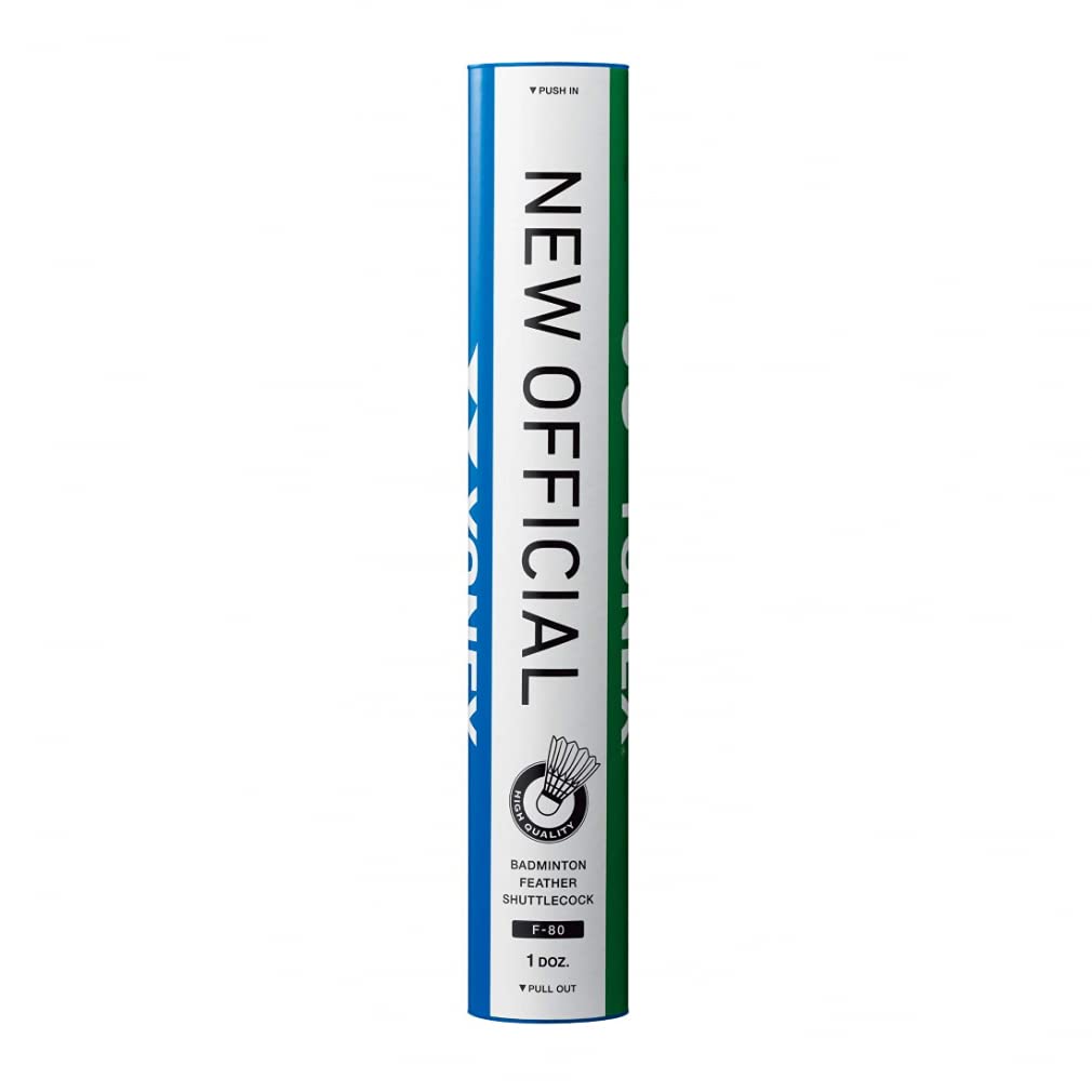 Yonex New official one (1 dozen, 12 balls input) F-80 3