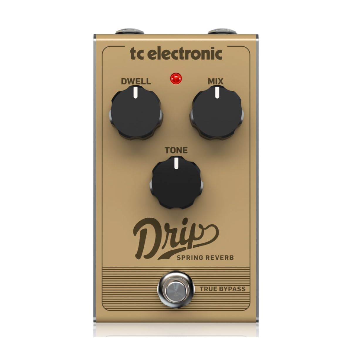 TC Electronic DRIP SPRING REVERB Retro Spring Reverb with Adjustable Dwell, Mix and Tone for Sparkling Reverb Sound