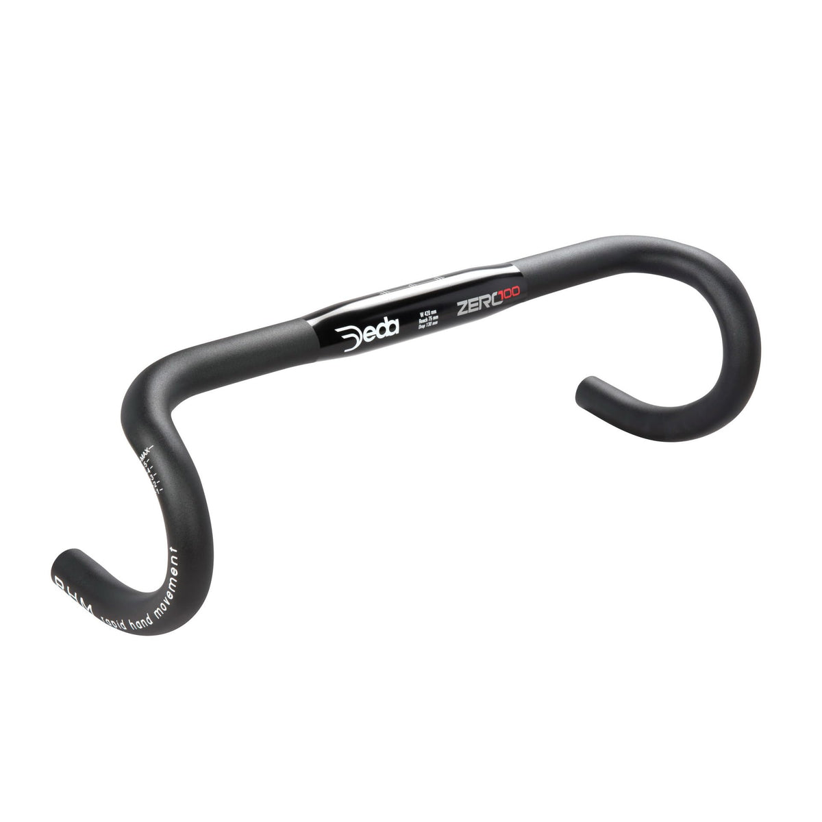Deda Elementi Zero100 RHM Handlebar, Black, 44cm
