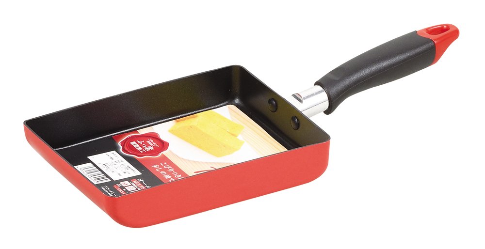 ワコートレーディング Wacoat Trading New Fore HB-8049 Egg, Red, 5.1 x 7.1 inches (13 x 18 cm), Fluorine Treated Induction Compatible