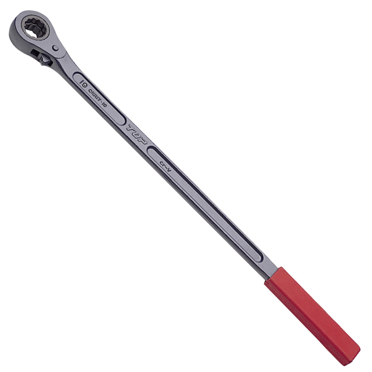 TOP Industry Claw Replacement Wrench for Agriculture, Ratchet, 0.7 x 0.7 inches (17 x 19 mm), Insertion Angle Quarter, 15° Feed, Total Length 17.8 inches (452 mm), Attachment and Detaching Claw