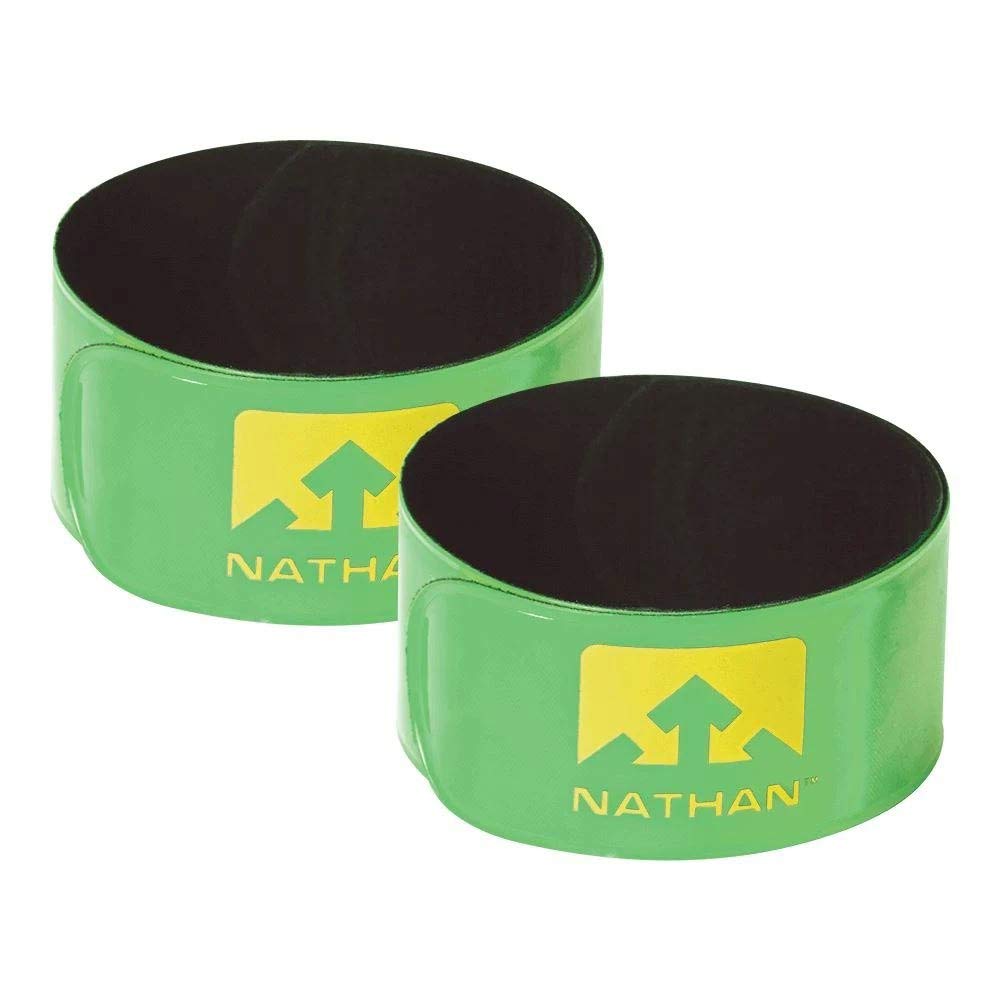Nathan Reflex Snap Band (2 Pack), Andean Toucan Black/Safety Yellow