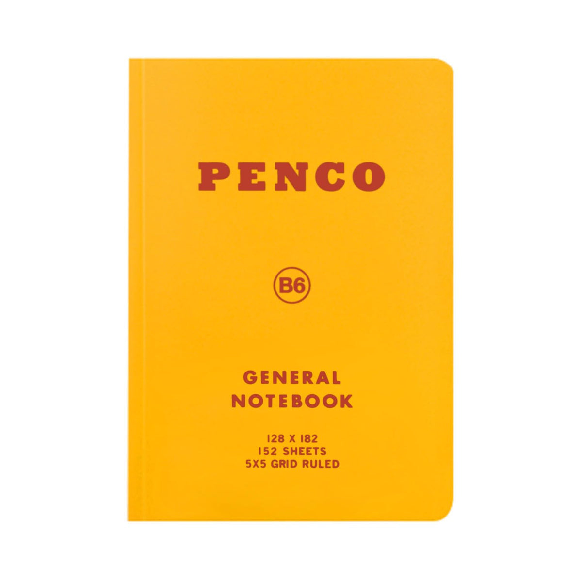 Hi-Tide Penko Notebook B6 Square Yellow CN159
