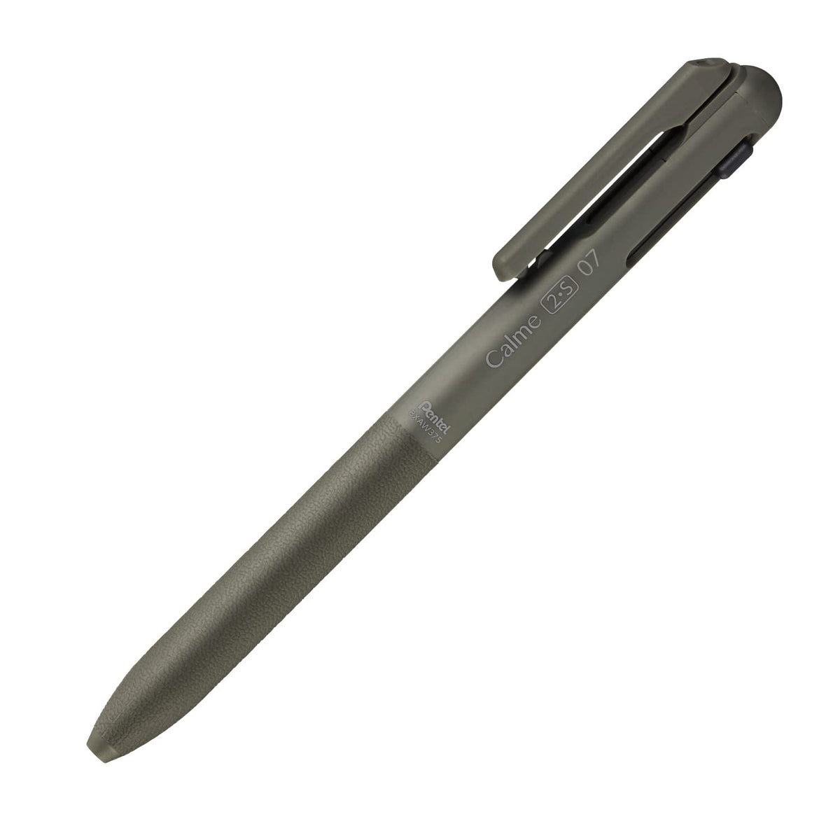 Pentel BXAW375D Calme Multi-Functional Ballpoint Pen, 0.7, Sharp 0.5, Khaki