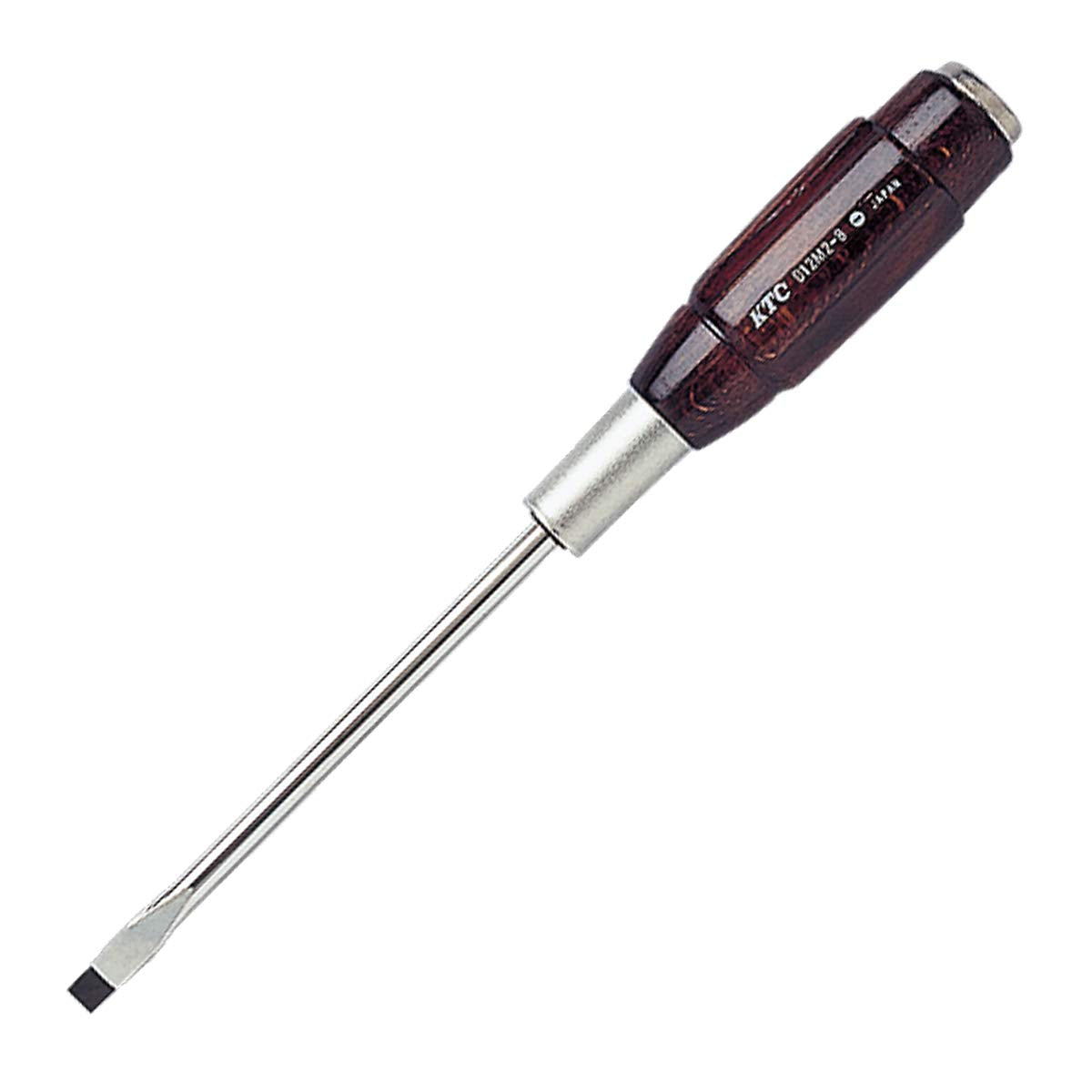 Kyoto Tools (KTC) D12M28 Wooden Handle Screwdriver, Negative Penetrating Type, 8 Minus