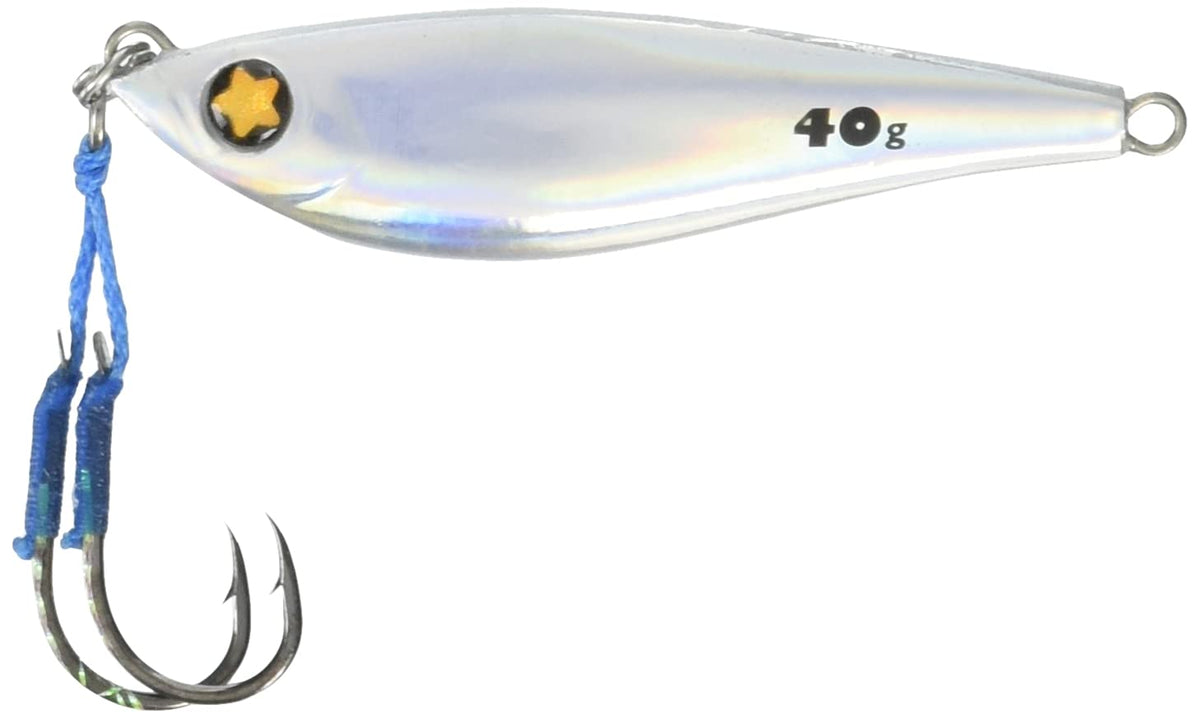 Jungle Gym J256 Metal Jig, Pachippy 1.4 oz (40 g), Full Silver #25 Lure