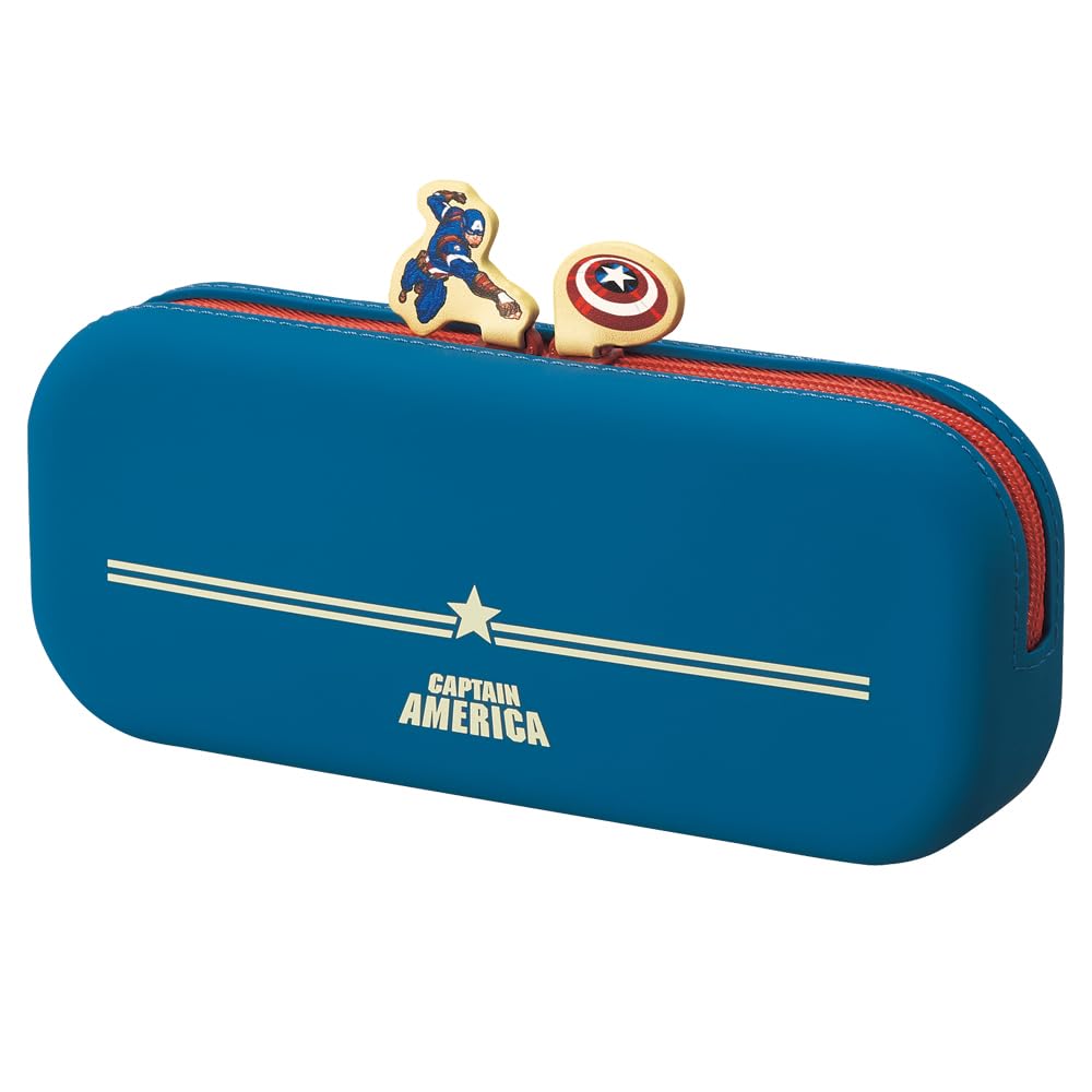 Lihit Lab MV7716-104 Marvel Zip Pouch Captain America