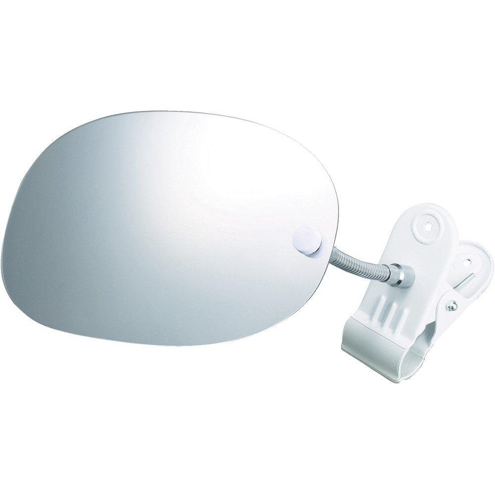 TRUSCO TOM-290C Oval Mirror Clip Type, Width 11.4 x Height 5.9 inches (290 x 150 mm)