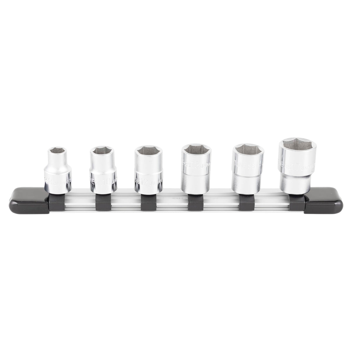 TONE Socket Set 6-Point with Socket Holder HS306 3/8" Inch Drive 6-Piece