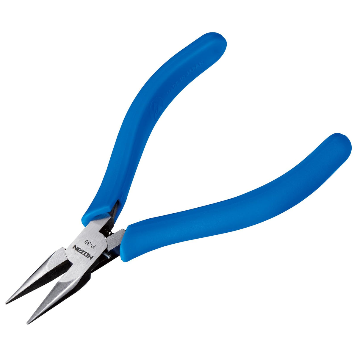 Hozan P-35 Miniature Radio Pliers, ESD Radio Pliers, Soft Grip with Anti-Static Protection, Total Length 4.5 inches (116 mm), Weight 1.6 oz (45 g)