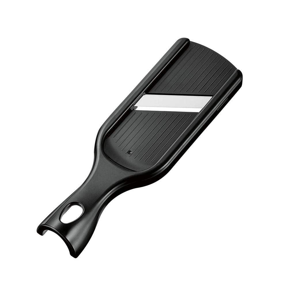 Shimomura Kougyou KIB-616 Kitchen Bar, Mini Slicer, Dishwasher Safe, Made in Niigata, Tsubamesanjo, Black, 6.8 x 2.1 x 0.9 inches (174 x 53 x 23 mm)