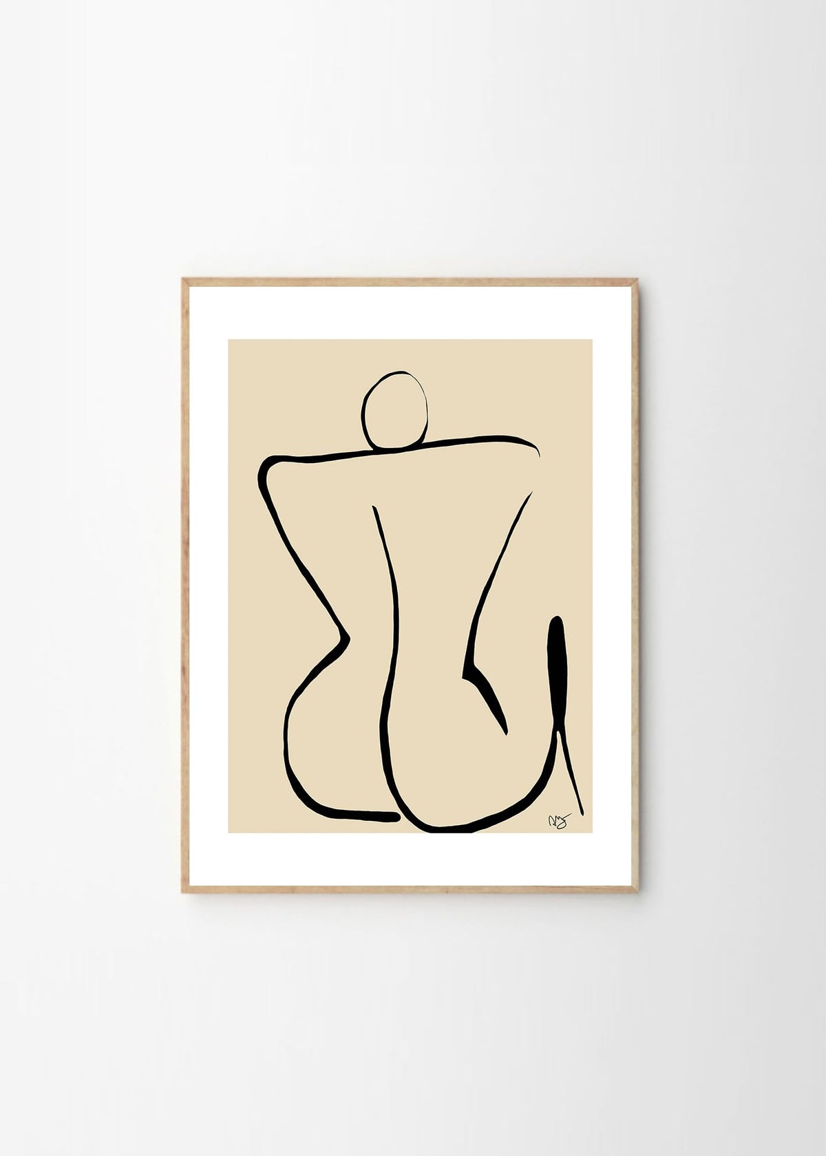 THE POSTER CLUB Silhouette Poster Club, 19.7 x 27.6 inches (50 x 70 cm), Anna Morner