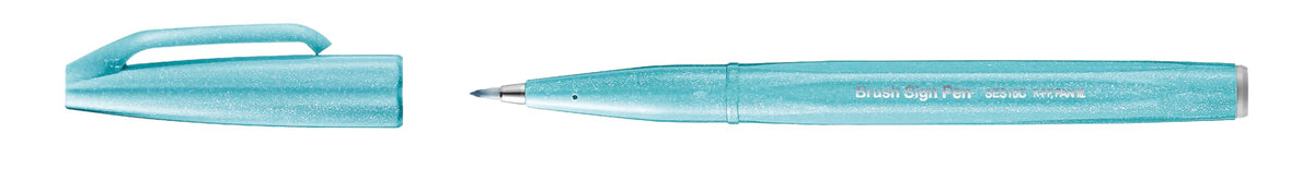 Pentel Brush Sign Pen Pale Blue