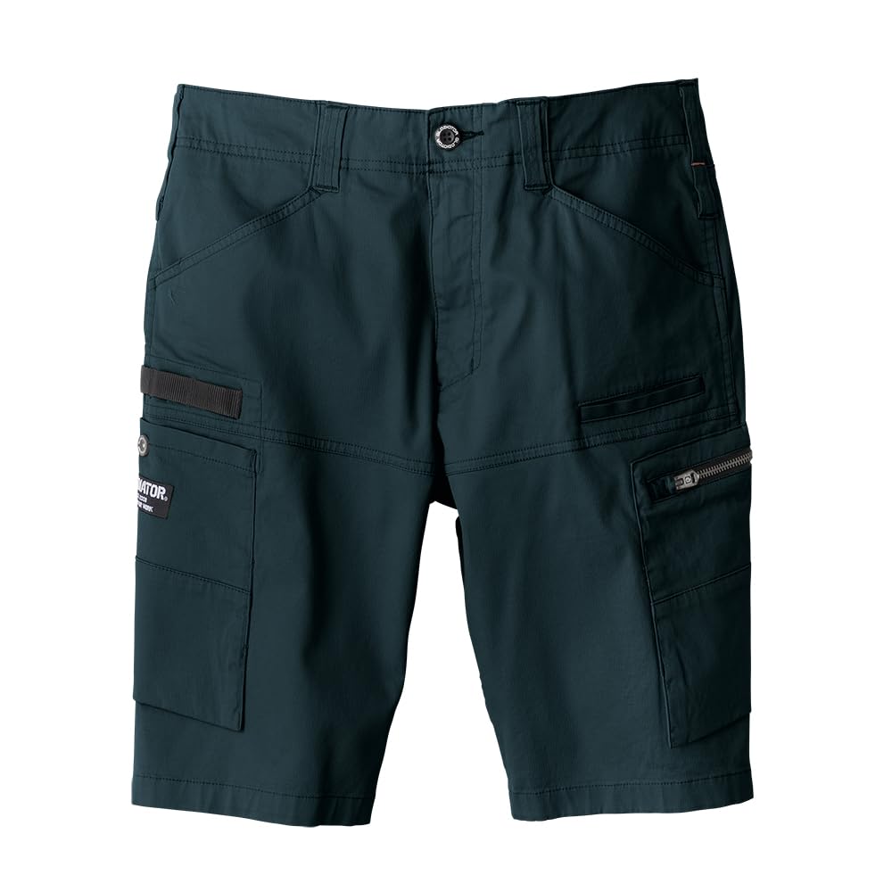 Cocos Nobuoka Stretch Short Cargo Work Pants, navy, S