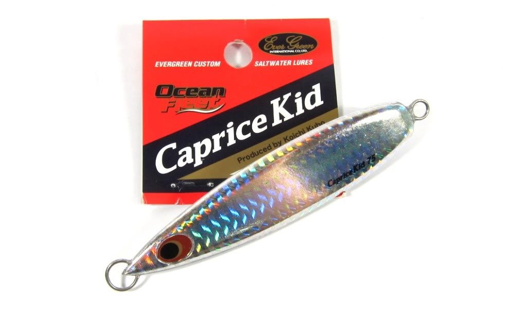 Evergreen CP12 Metal Jig, Capri Skid, 3.0 inches (7.5 cm), 1.1 oz (30 g), Hologram Silver