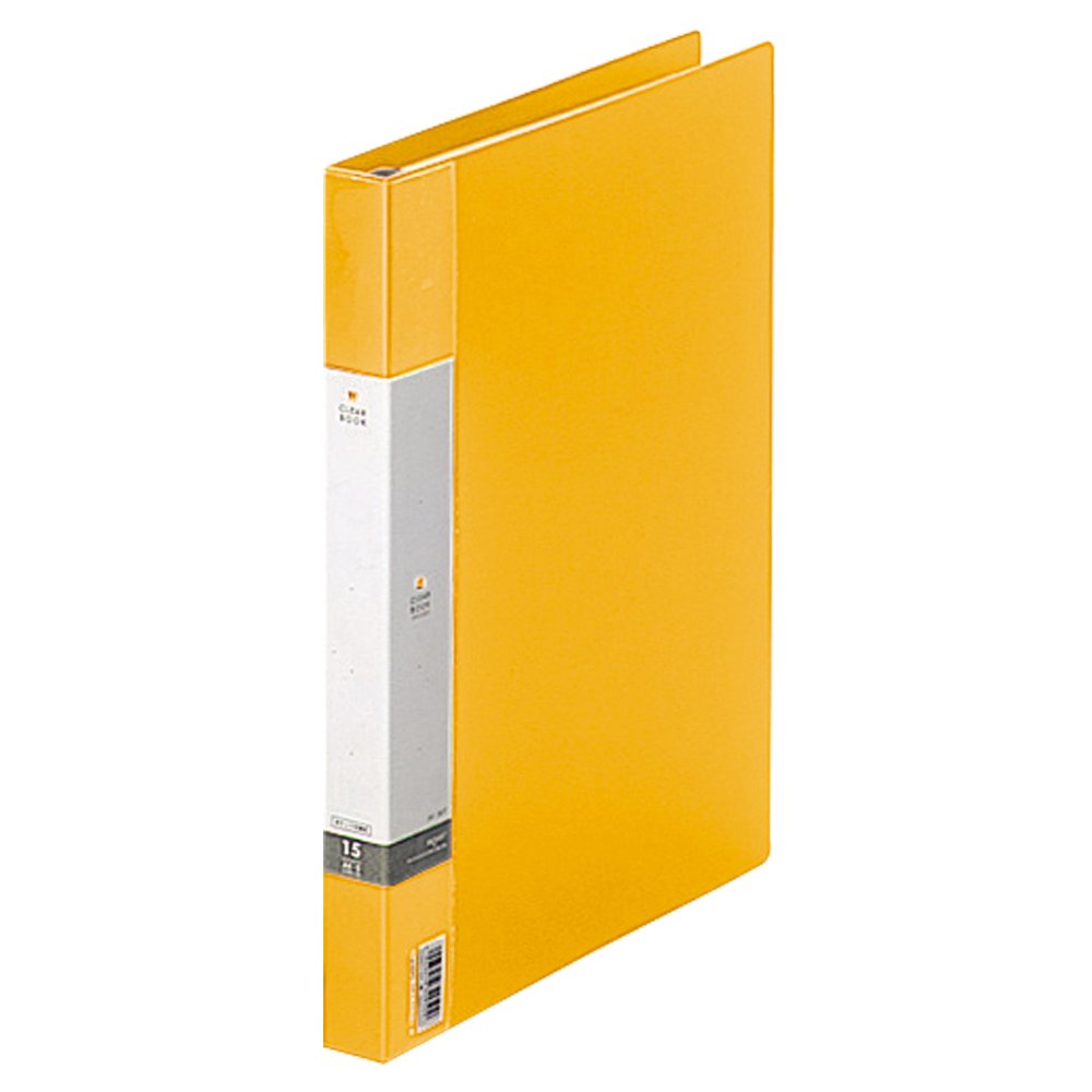 LIHITLAB clear book replaceable A4 G3801-5 yellow (japan import)