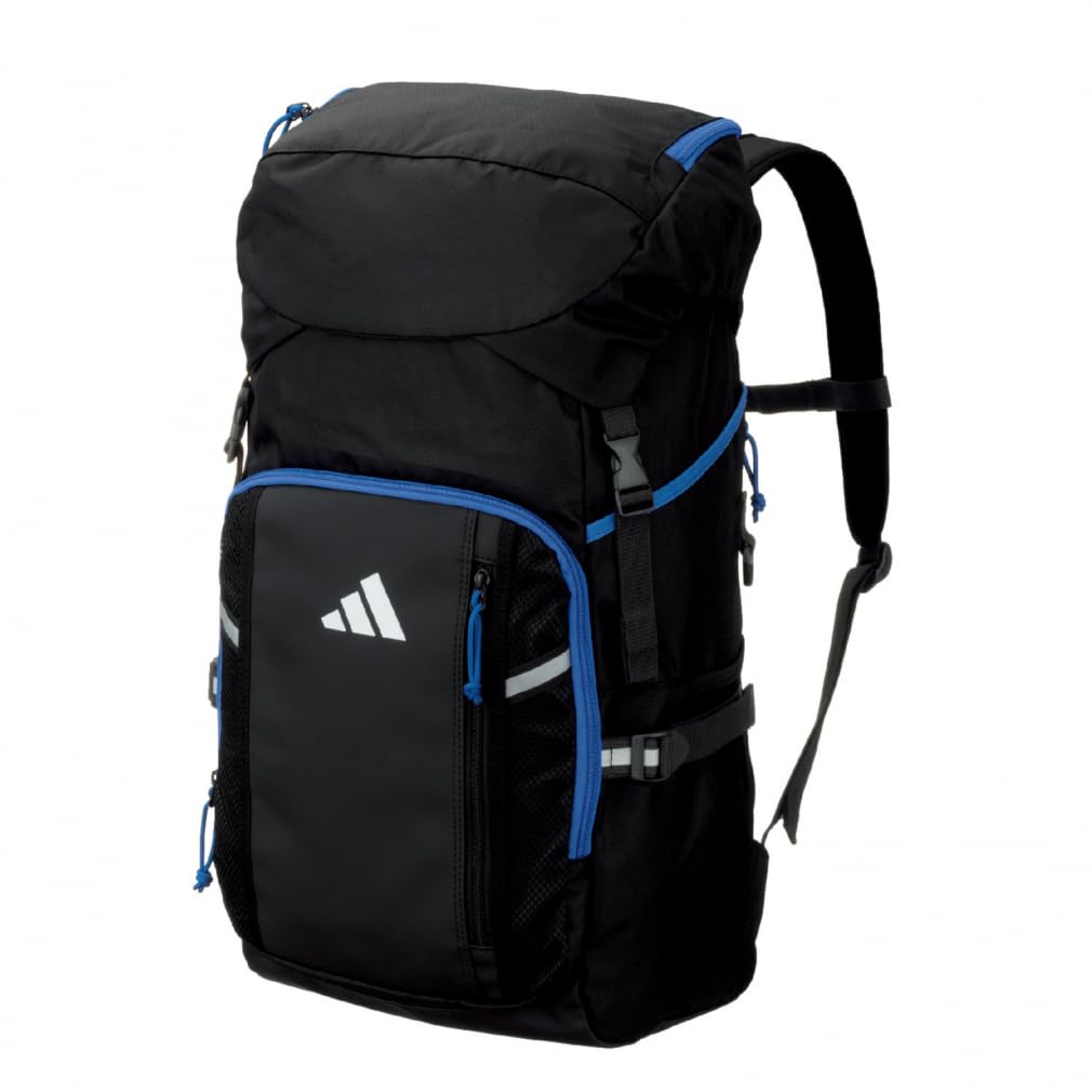 adidas(アディダス) Unisex Kid's 32L, Black/Blue, 横31×縦52×奥行18cm