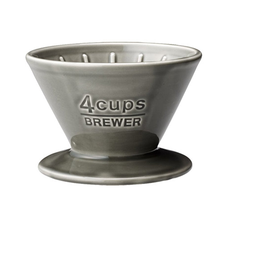 Kinto Slow Coffee Brewer Mug, 32 Oz. Gray