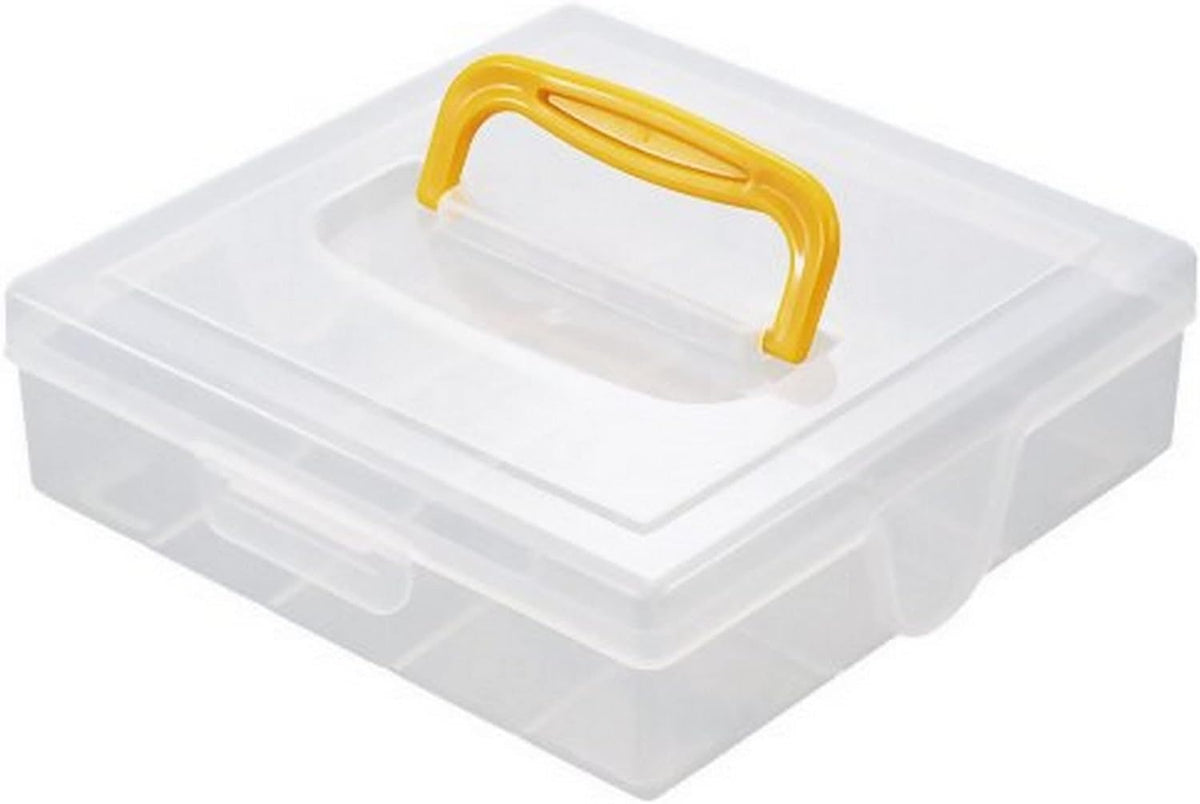 Thunder Tech Japanese 6-inch Origami paper Folding Paper Case Box Storage Container for Craft Card stock Stamp Sewing Kit Tools, Made in Japan